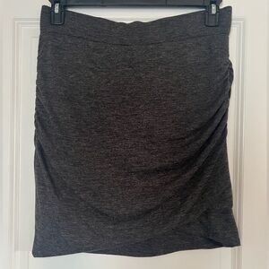 Banana Republic Fitted Ruched Skirt Gray Sz M